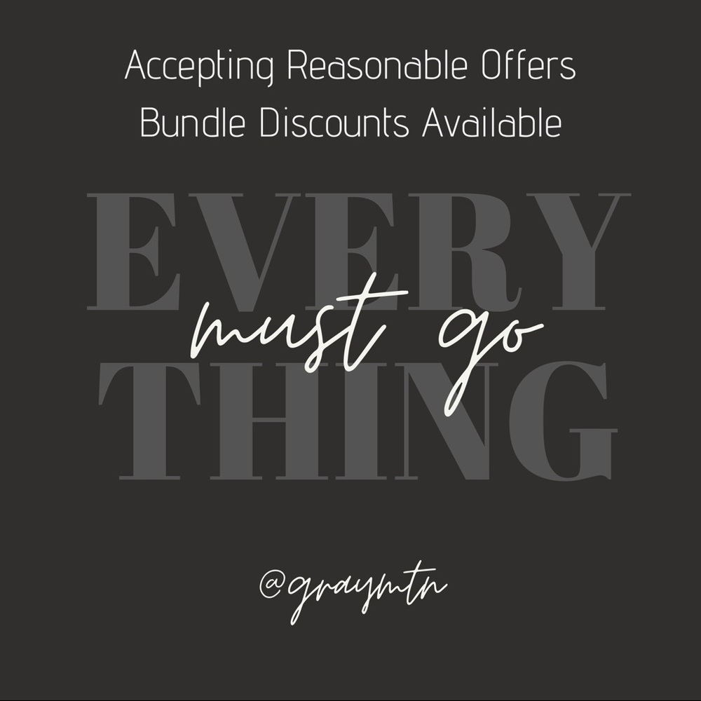 MAKE AN OFFER / Closet Clearout